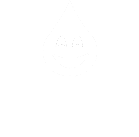 idrop logo with the smiling droplet mascot
